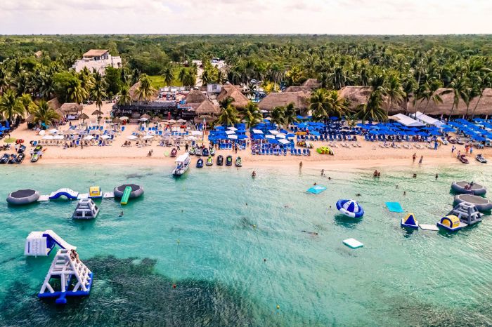 best jet ski cozumel + beach + locker